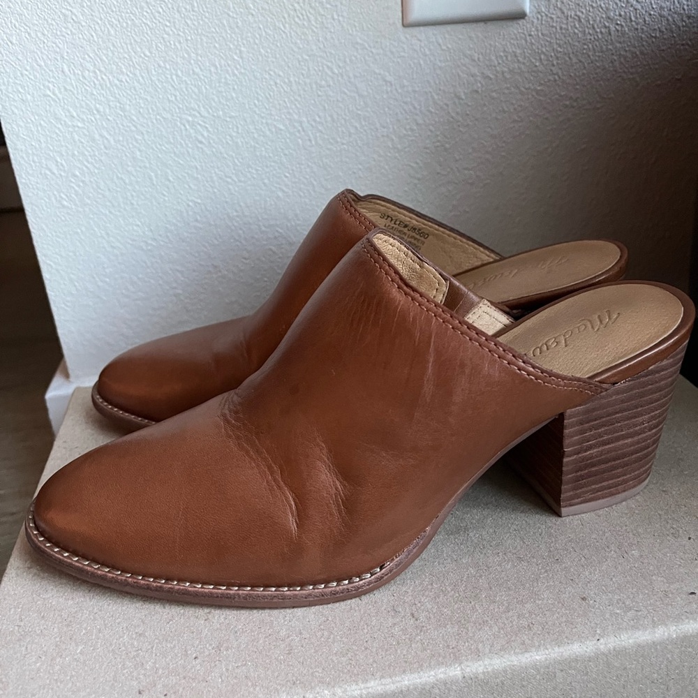 HARPER MULE MADEWELL BROWN SIZE 7.5 WOMENS